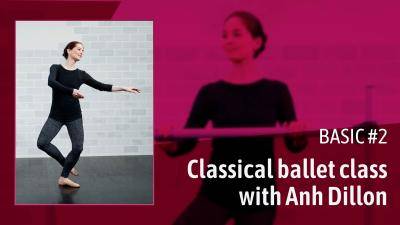 Anh Dillon "Anh's Basic Ballet Class #2" - Online Dance Class/Choreography Tutorial