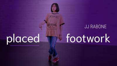 JJ Rabone "Placed Footwork" - House Online Dance Class Exercise
