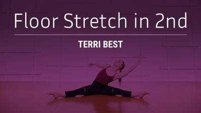 Terri Best "Floor Stretch in 2nd" - Lyrical Online Dance Class Exercise