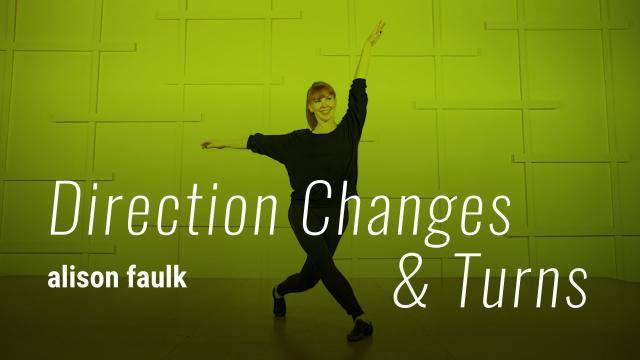 Alison Faulk "Direction Changes and Turns" - Jazz Online Dance Class Exercise