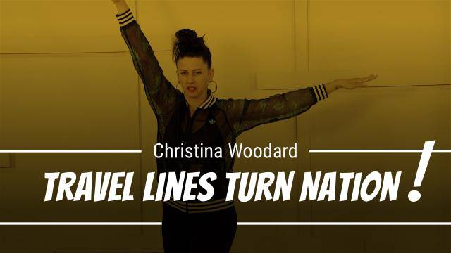 Christina Woodard " Travel/Lines/Turn Nation!" - Jazz Online Dance Class/Choreography Tutorial