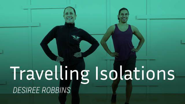Desiree Robbins "Travelling Isolations" - Jazz Online Dance Class/Choreography Tutorial