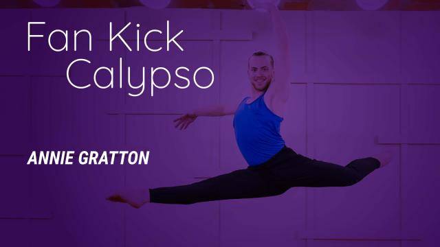 Annie Gratton "Fan Kick Calypso" - Jazz Online Dance Class Exercise