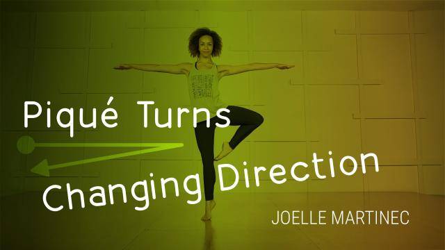 Joelle Martinec "Piqué Turns Changing Direction" - Lyrical Online Dance Class Exercise