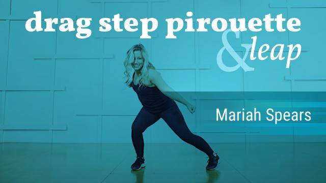 Mariah Spears "Drag Step Pirouette & Leap" - Jazz Funk Online Dance Class/Choreography Tutorial