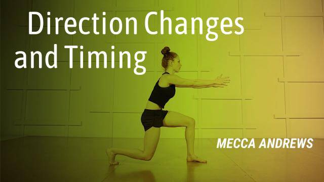 Mecca Vazie Andrews "Direction Changes and Timing" - Contemporary Online Dance Class Exercise