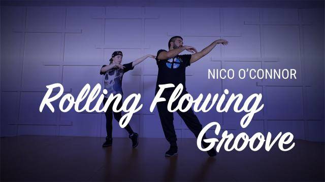 NiCo O'Connor "Rolling Flowing Groove" - Jazz Funk Online Dance Class Exercise