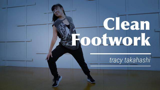 Tracy Takahashi "Clean Footwork" - Jazz Funk Online Dance Class Exercise